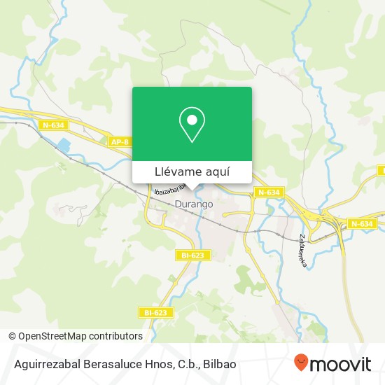 Mapa Aguirrezabal Berasaluce Hnos, C.b.