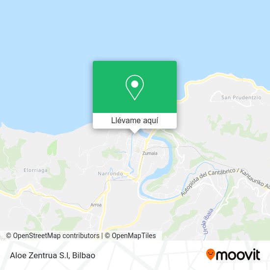 Mapa Aloe Zentrua S.l