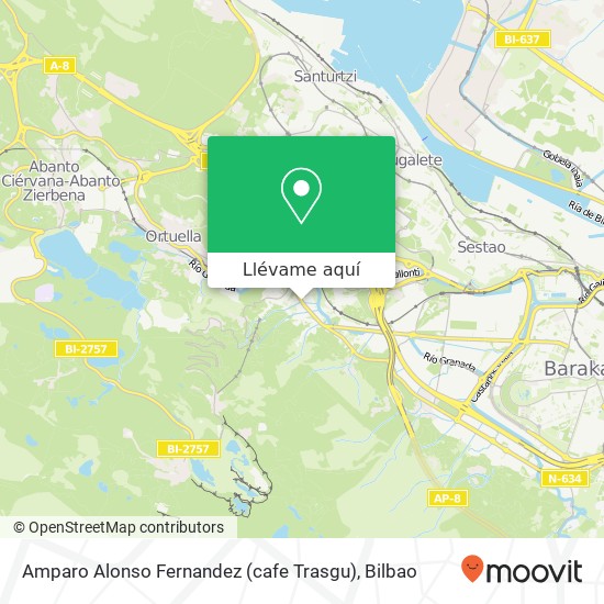 Mapa Amparo Alonso Fernandez (cafe Trasgu)