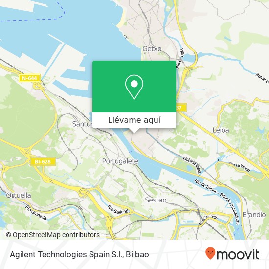 Mapa Agilent Technologies Spain S.l.