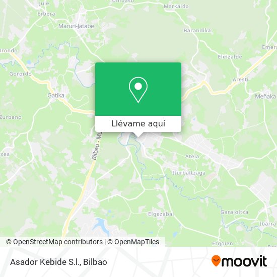 Mapa Asador Kebide S.l.