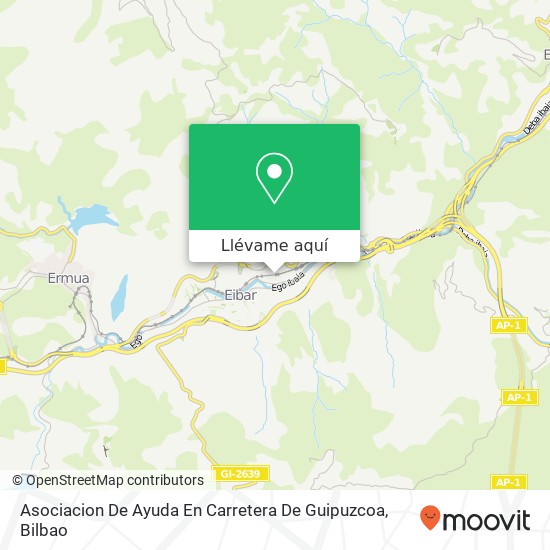 Mapa Asociacion De Ayuda En Carretera De Guipuzcoa