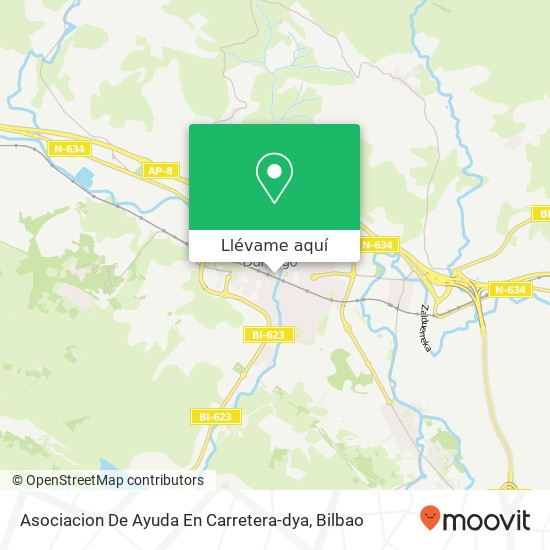 Mapa Asociacion De Ayuda En Carretera-dya