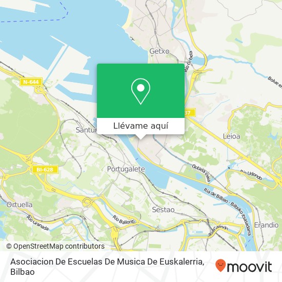 Mapa Asociacion De Escuelas De Musica De Euskalerria