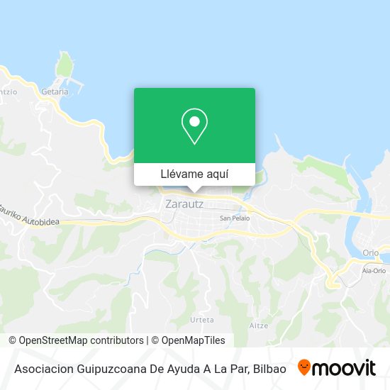 Mapa Asociacion Guipuzcoana De Ayuda A La Par