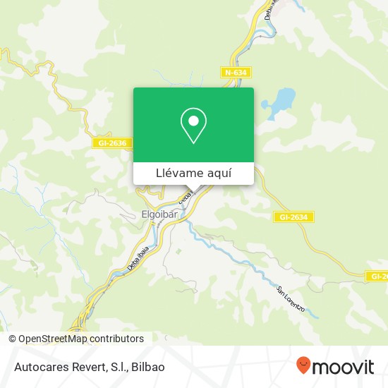 Mapa Autocares Revert, S.l.