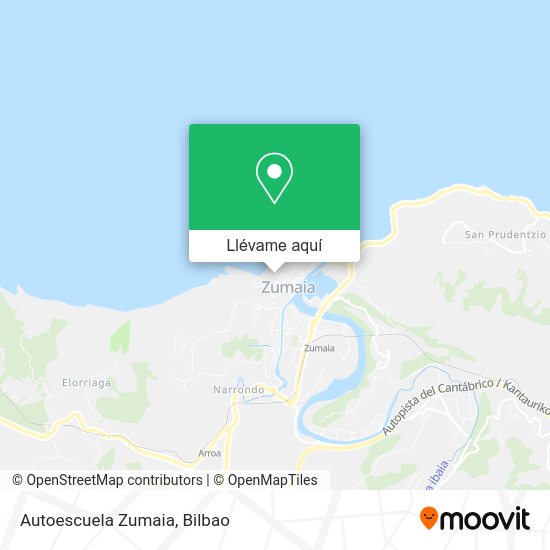 Mapa Autoescuela Zumaia