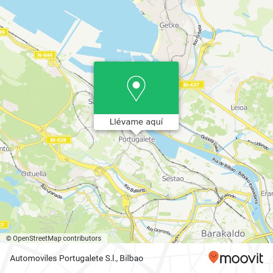 Mapa Automoviles Portugalete S.l.