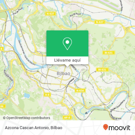 Mapa Azcona Cascan Antonio