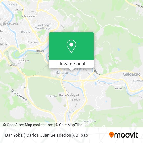 Mapa Bar Yoka ( Carlos Juan Seisdedos )