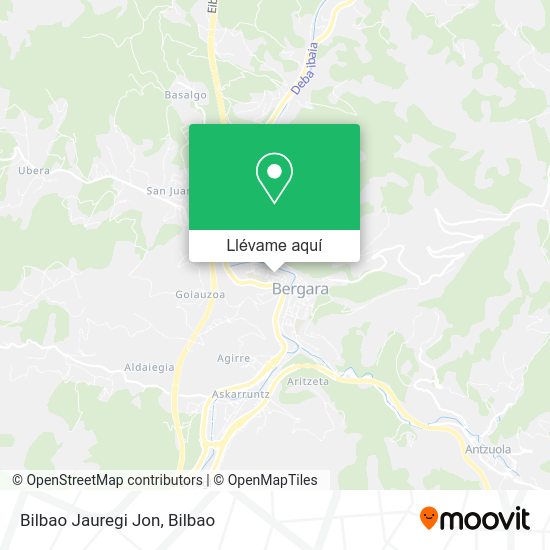 Mapa Bilbao Jauregi Jon