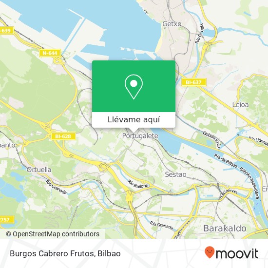 Mapa Burgos Cabrero Frutos