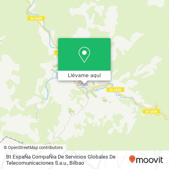 Mapa Bt EspaÑa CompaÑia De Servicios Globales De Telecomunicaciones S.a.u.