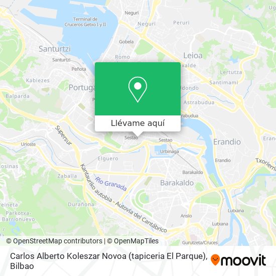 Mapa Carlos Alberto Koleszar Novoa (tapiceria El Parque)