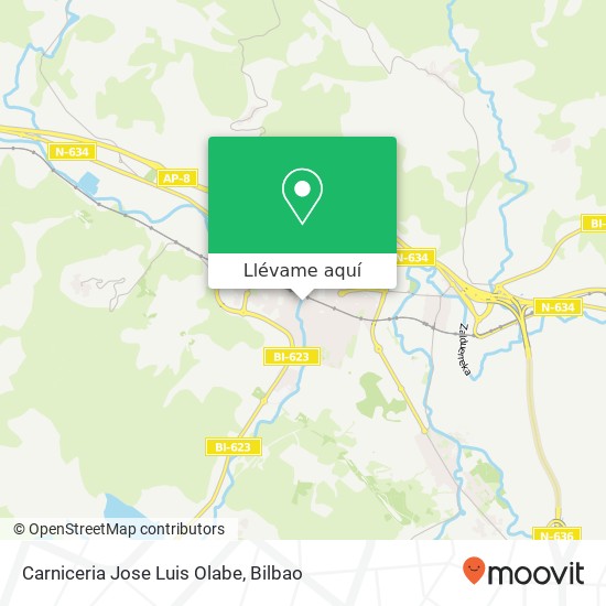 Mapa Carniceria Jose Luis Olabe