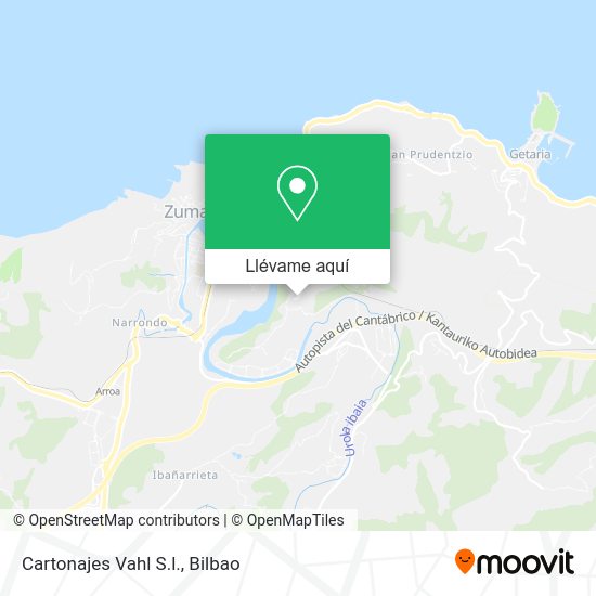 Mapa Cartonajes Vahl S.l.