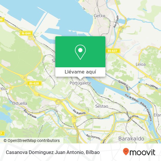 Mapa Casanova Dominguez Juan Antonio
