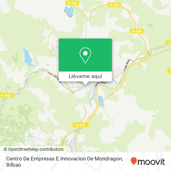 Mapa Centro De Empresas E Innovacion De Mondragon