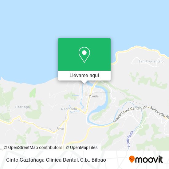 Mapa Cinto Gaztañaga Clinica Dental, C.b.