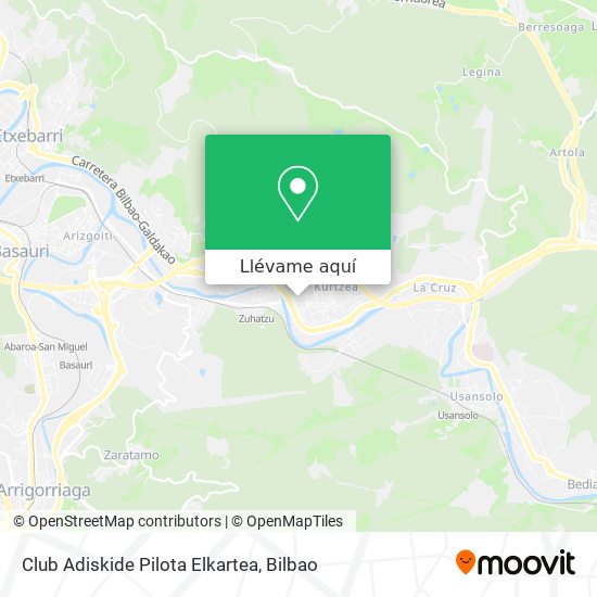 Mapa Club Adiskide Pilota Elkartea