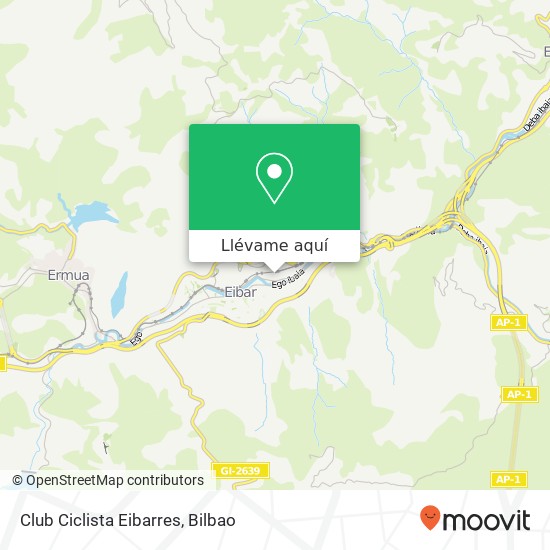 Mapa Club Ciclista Eibarres
