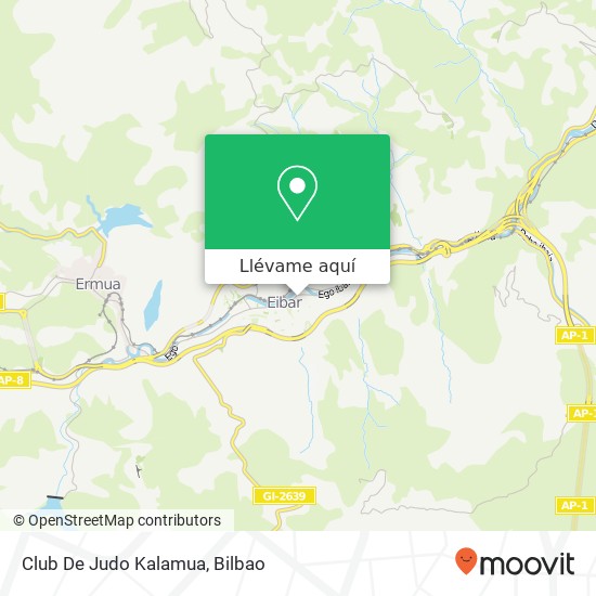 Mapa Club De Judo Kalamua