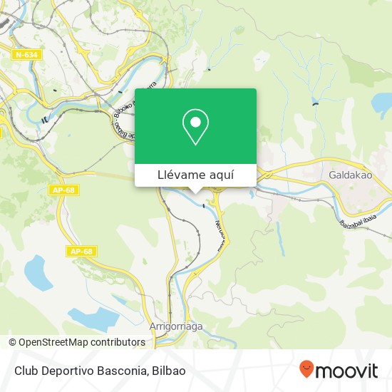 Mapa Club Deportivo Basconia