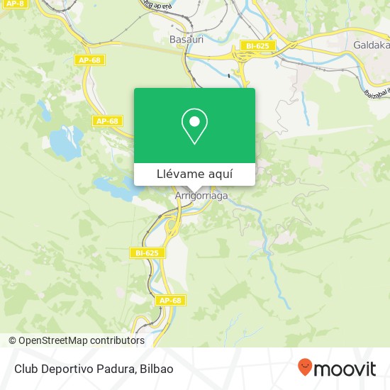 Mapa Club Deportivo Padura