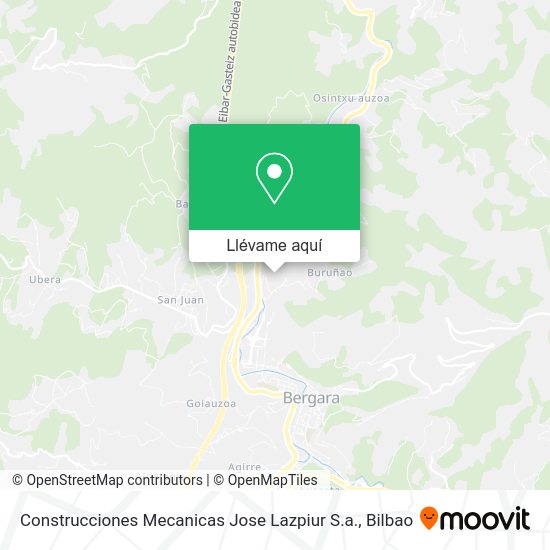 Mapa Construcciones Mecanicas Jose Lazpiur S.a.