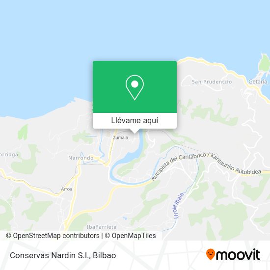 Mapa Conservas Nardin S.l.