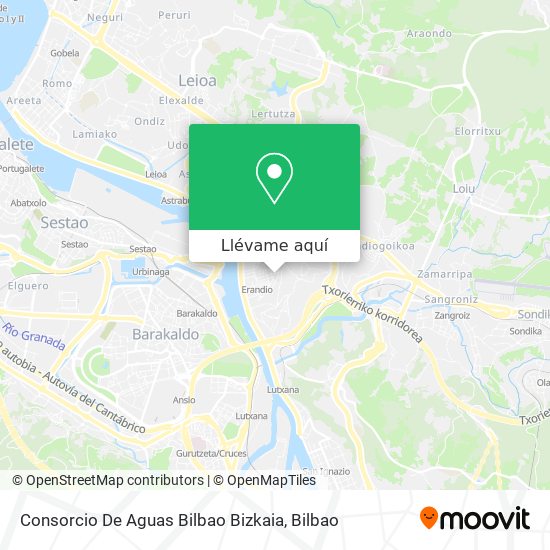 Mapa Consorcio De Aguas Bilbao Bizkaia