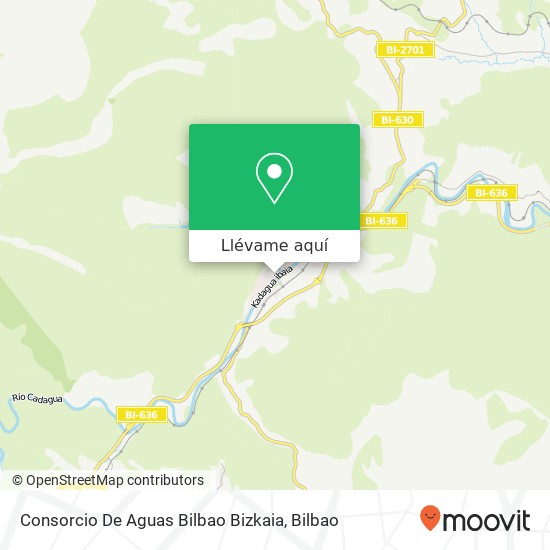 Mapa Consorcio De Aguas Bilbao Bizkaia