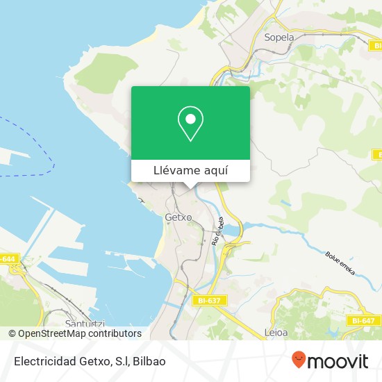 Mapa Electricidad Getxo, S.l