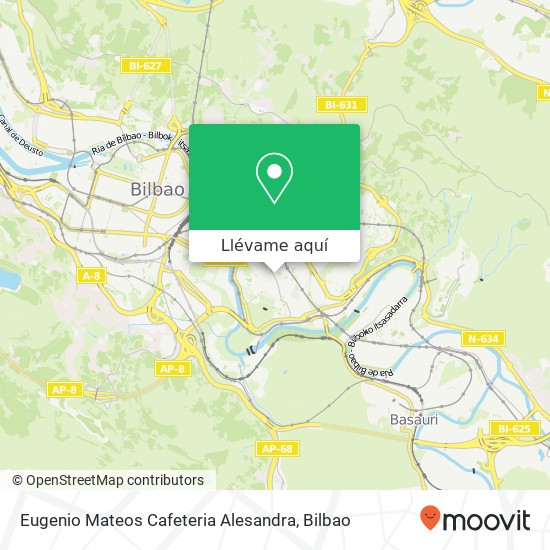 Mapa Eugenio Mateos Cafeteria Alesandra