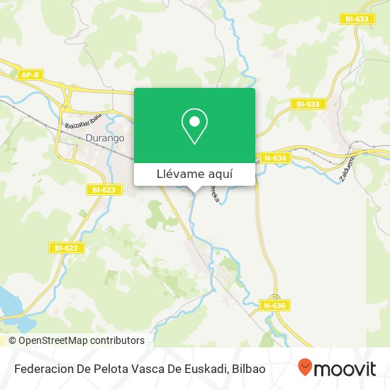 Mapa Federacion De Pelota Vasca De Euskadi