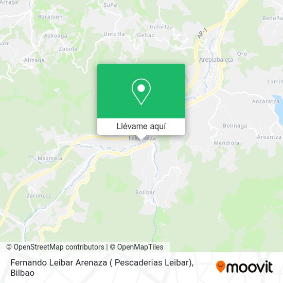 Mapa Fernando Leibar Arenaza ( Pescaderias Leibar)