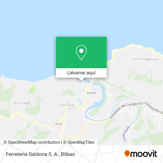 Mapa Ferreteria Galdona S. A.