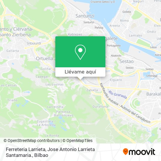 Mapa Ferreteria Larrieta, Jose Antonio Larrieta Santamaria.