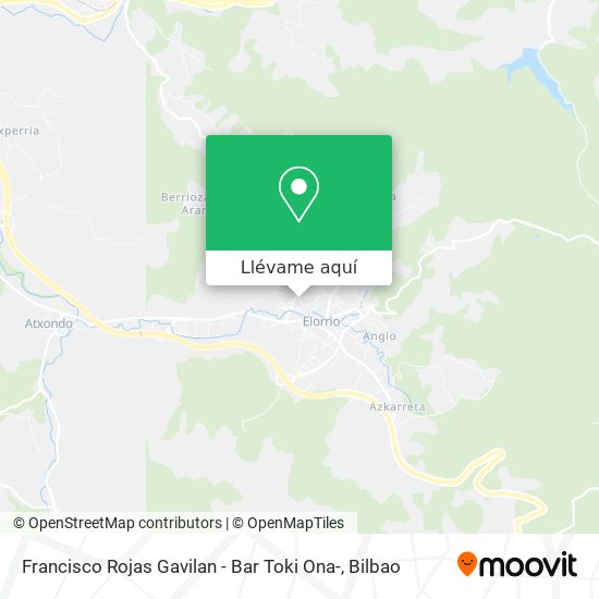 Mapa Francisco Rojas Gavilan - Bar Toki Ona-