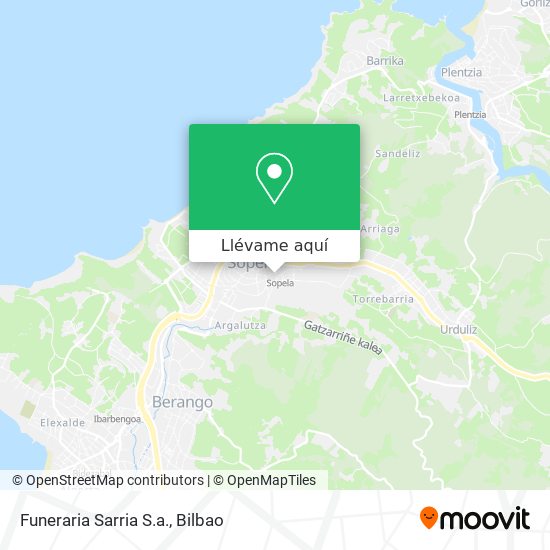 Mapa Funeraria Sarria S.a.