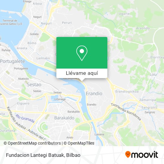 Mapa Fundacion Lantegi Batuak
