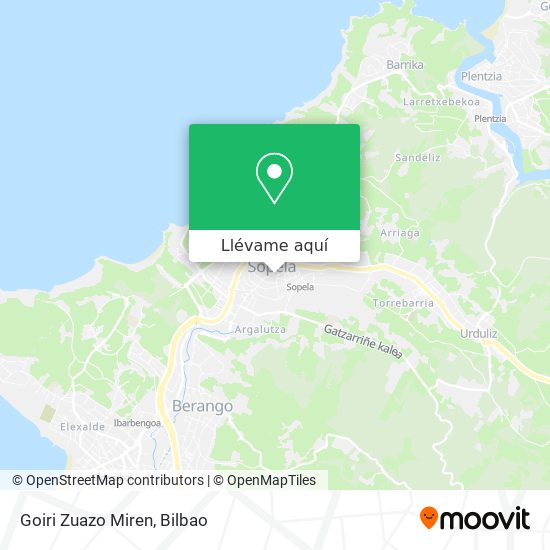 Mapa Goiri Zuazo Miren