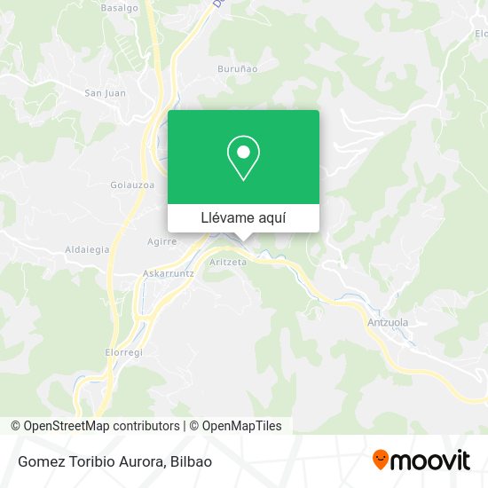 Mapa Gomez Toribio Aurora