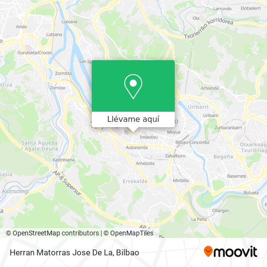 Mapa Herran Matorras Jose De La