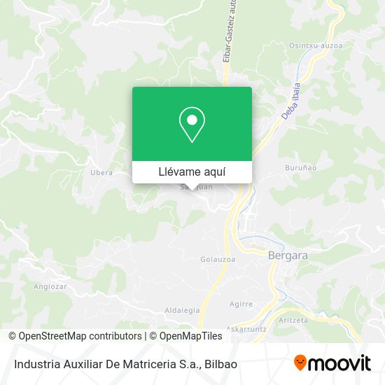 Mapa Industria Auxiliar De Matriceria S.a.