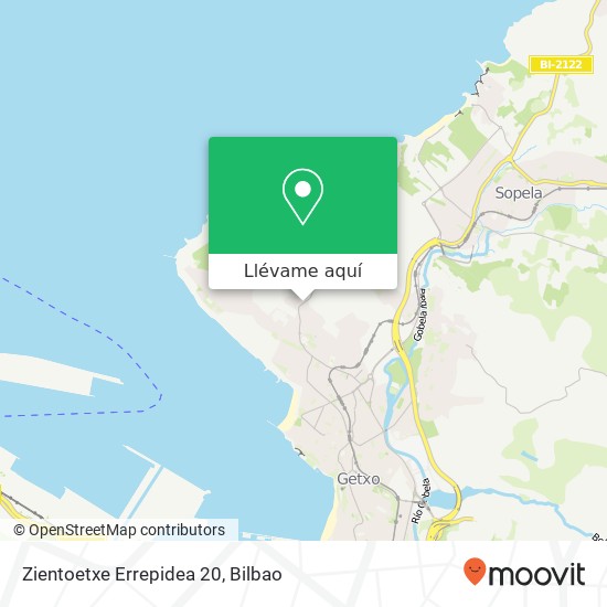 Mapa Zientoetxe Errepidea 20