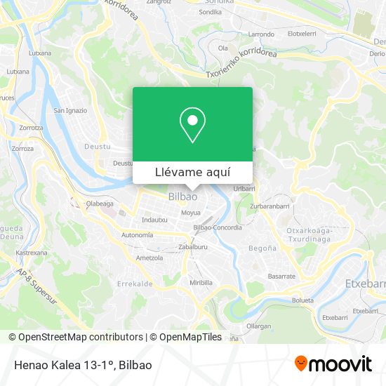 Mapa Henao Kalea 13-1º