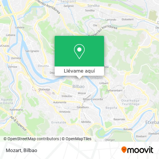 Mapa Mozart