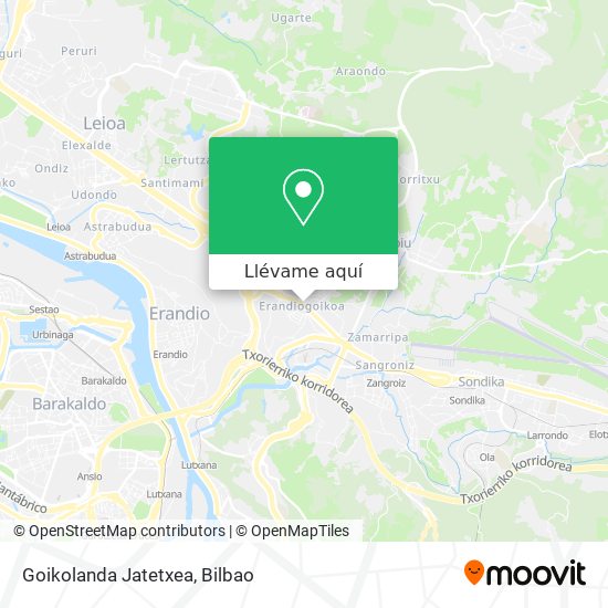 Mapa Goikolanda Jatetxea