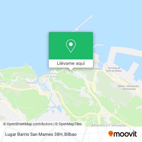 Mapa Lugar Barrio San Mames 38H